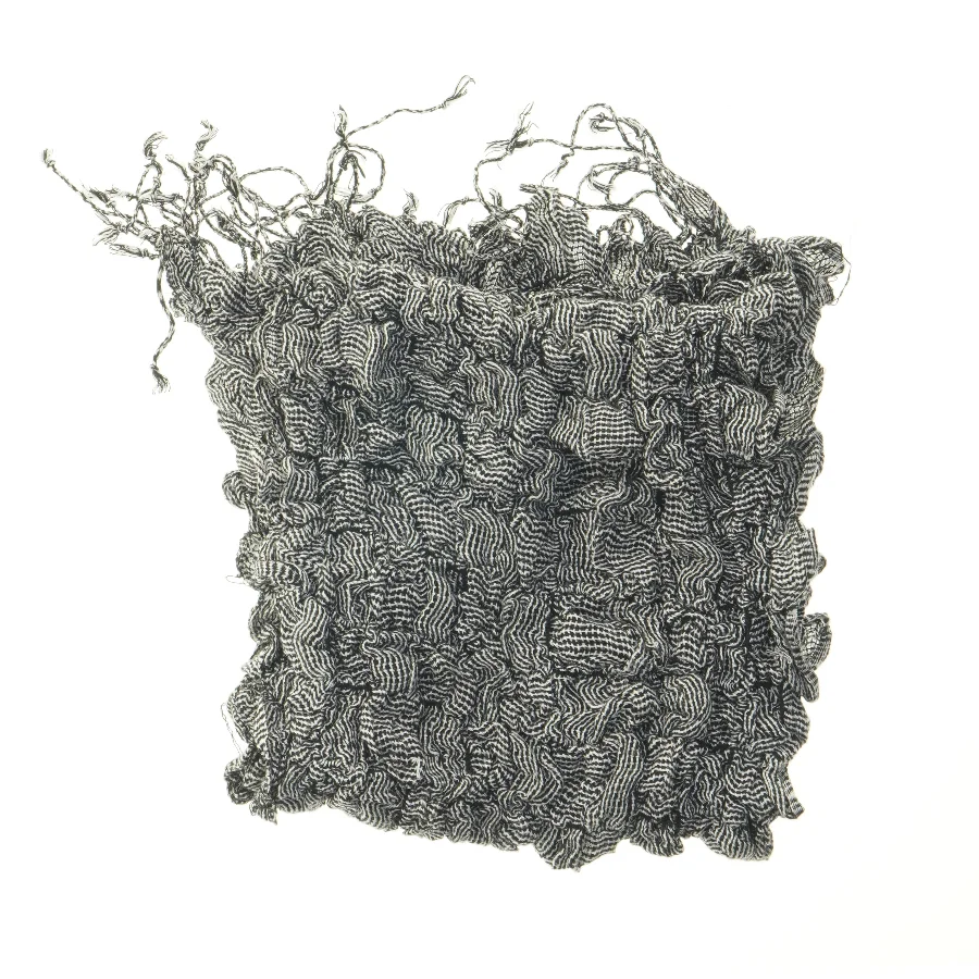 Tørklæde med frynser (str. 30x110 cm)