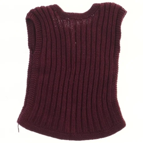 Strikket vest med knapper (str.  22x32 cm)