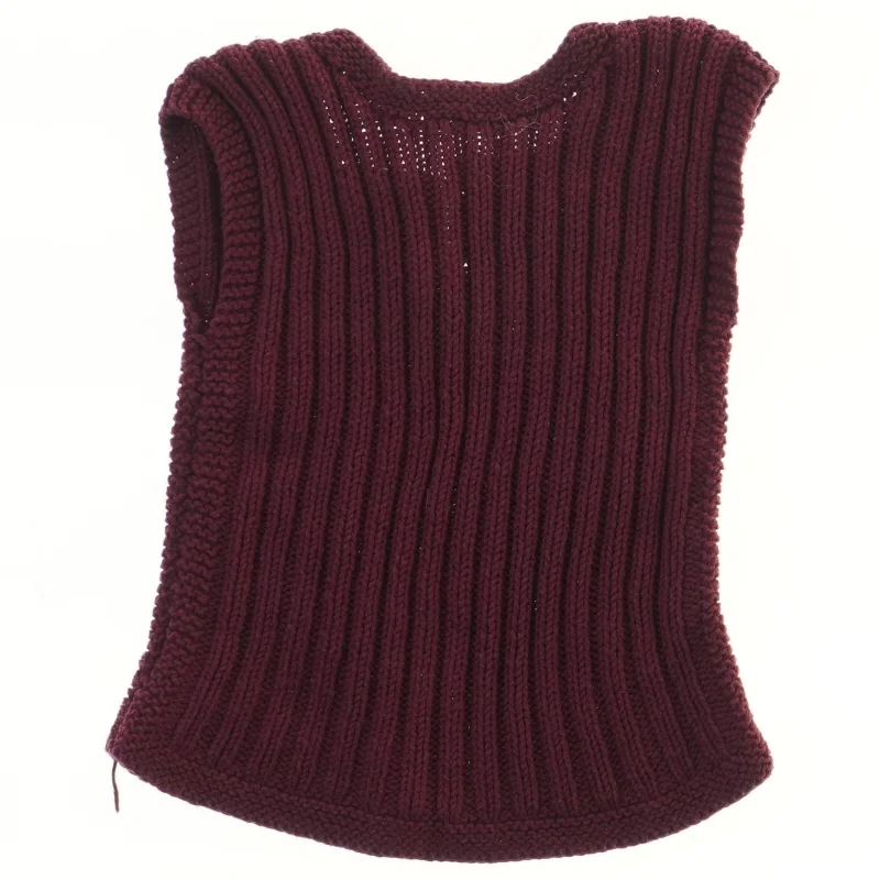 Strikket vest med knapper (str.  22x32 cm)