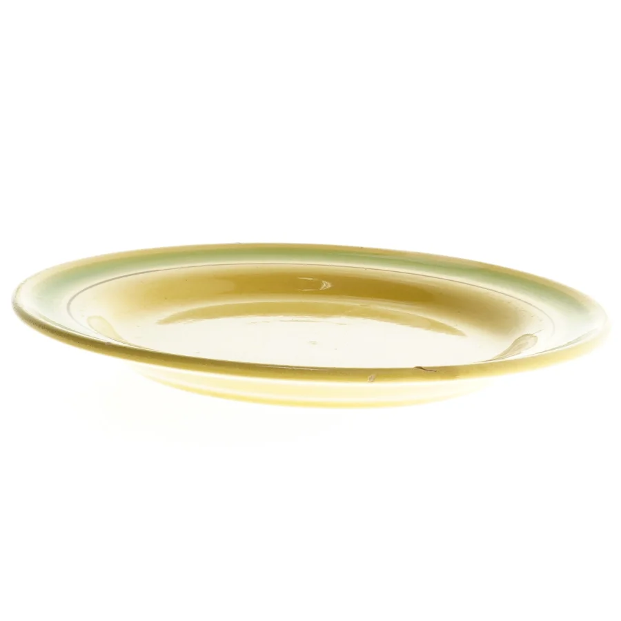 Retro fajancetallerken vive fra Gefle (str. Ø. 21 cm)