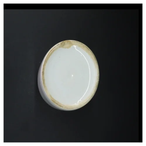 Lille hvid keramik urtepotteskjuler (str. 14 cm)