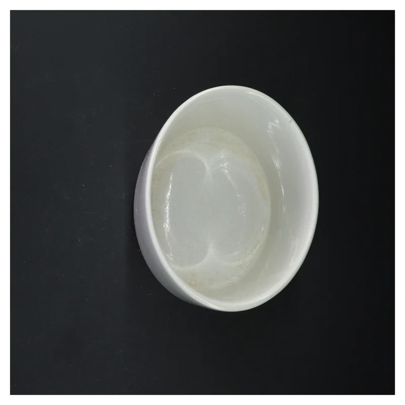 Lille hvid keramik urtepotteskjuler (str. 14 cm)