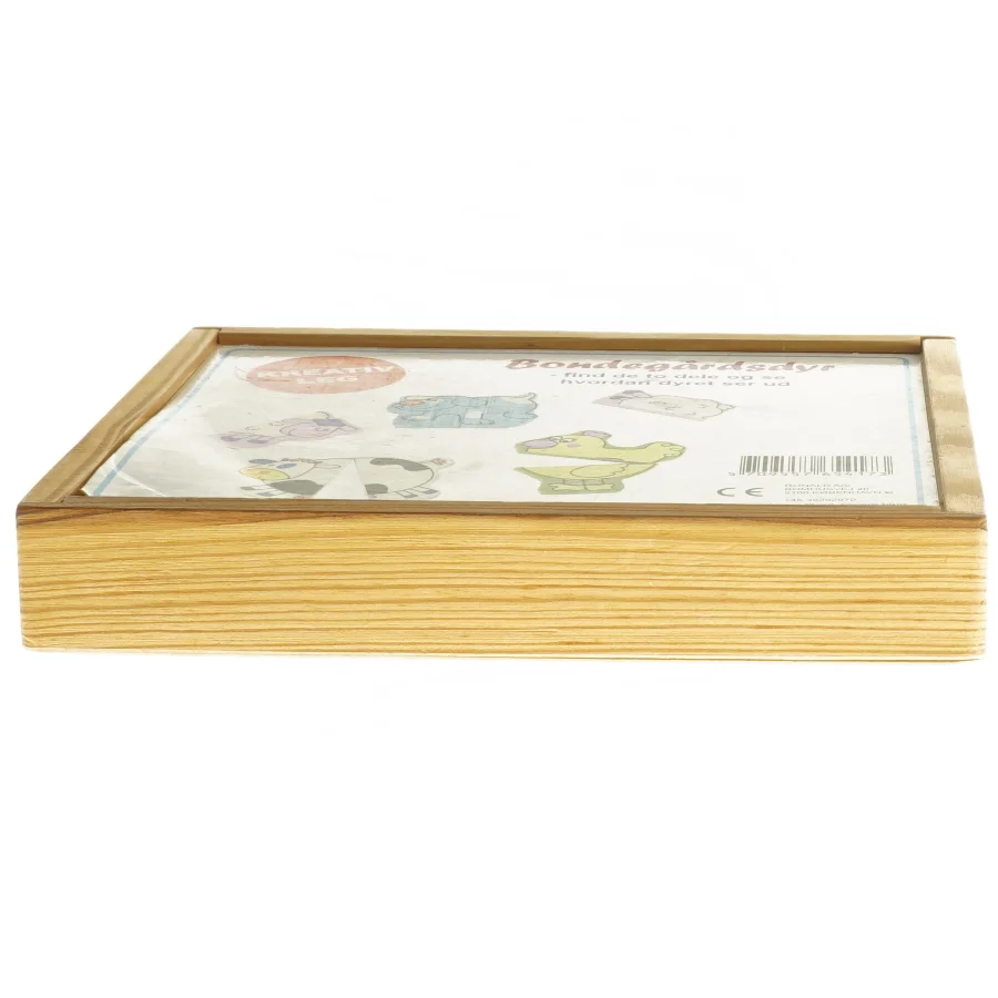 Bondegårdsdyr puslespil (str. 20x17 cm)