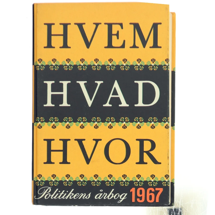 Hvem Hvad Hvor 1967 af Unknown (Bog)
