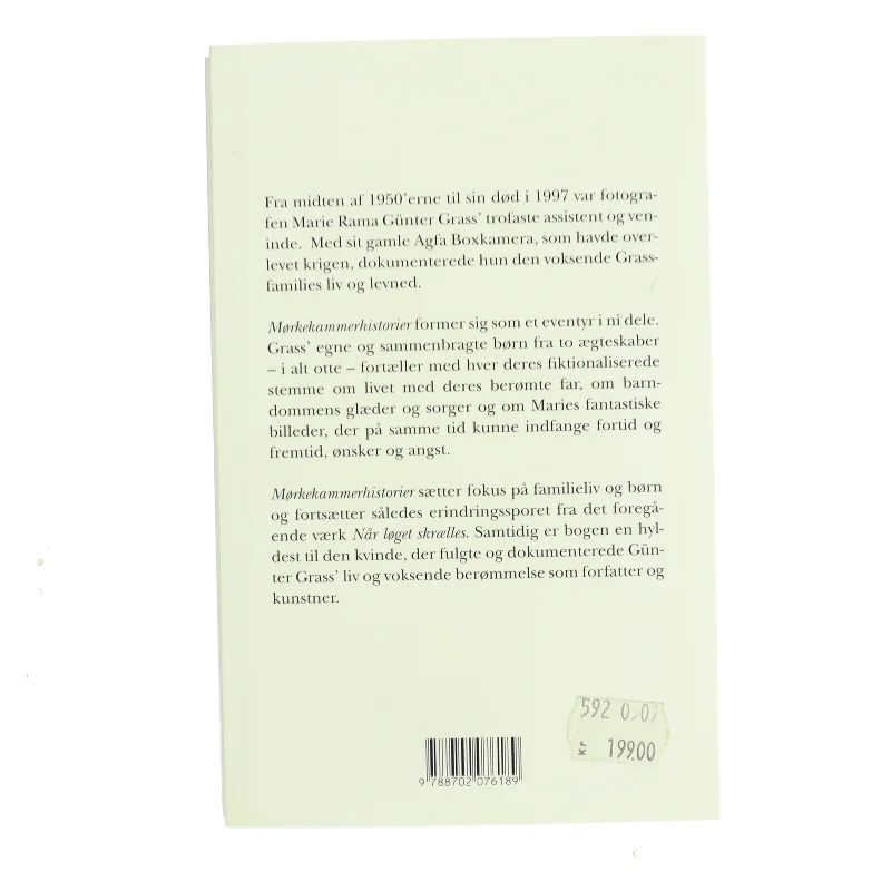 Mørkekammerhistorier af Günter Grass (Bog)