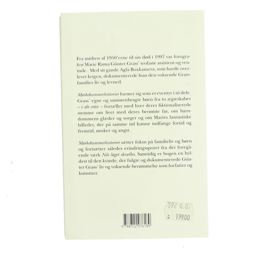 Mørkekammerhistorier af Günter Grass (Bog)