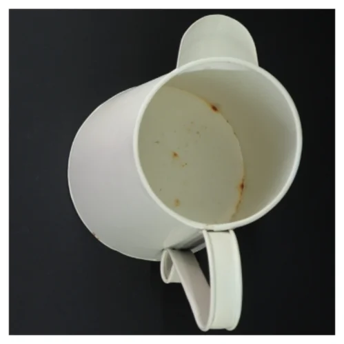 Hvid kande (str. 21 cm)