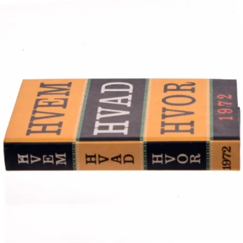 HVEM HVAD HVOR 1972 (Bog)