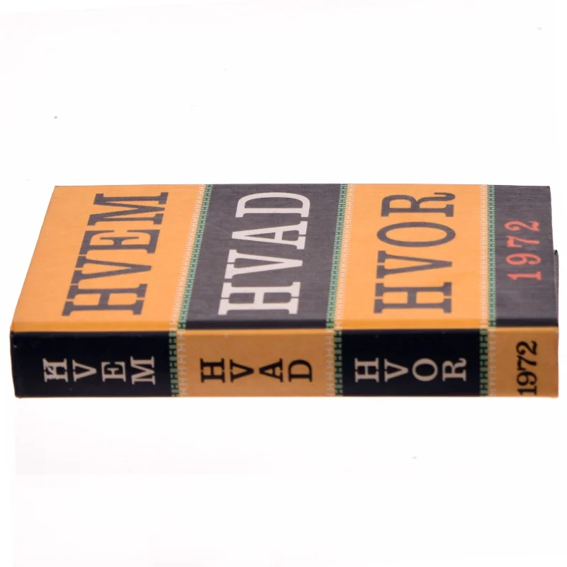 HVEM HVAD HVOR 1972 (Bog)