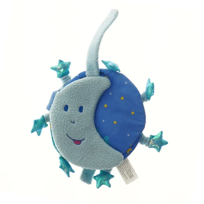 Blødt interaktivt babylegetøj med stjernedesign (str. Ø 16 cm)