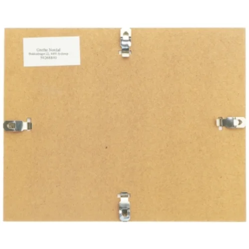 Akvarel landskabsmaleri i ramme (str. 30x24 cm)