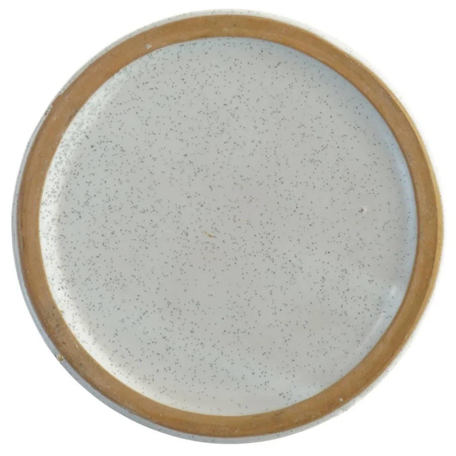 Dekoreret keramik krukke (str. 13x11 cm)