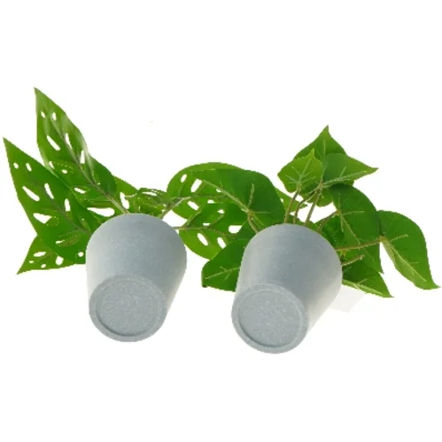 Dekorative planter i grå potter fra Monstrea (str. 25 cm)