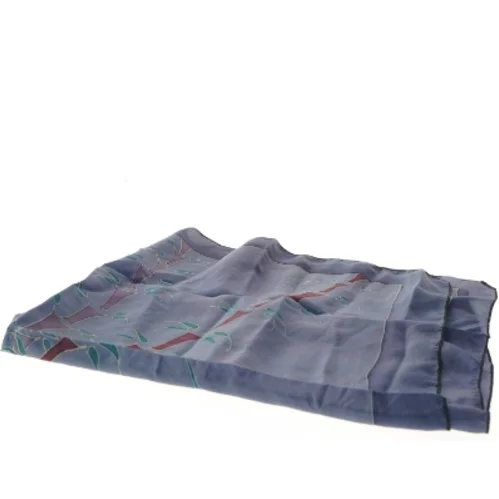 Silketørklæde med bambusmønster (str. 90x90 cm)