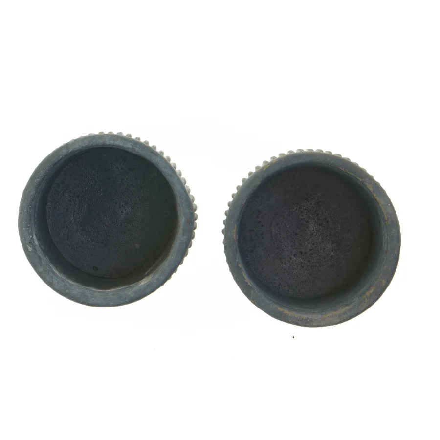 To rillede potter (str. Ø 13 cm)