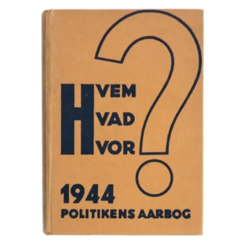 Hvem Hvad Hvor 1944 af <Ukendt> (Bog)