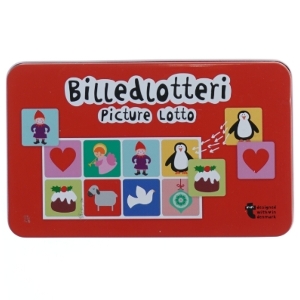 Billedlotteri spil fra Tiger (str. 18x11 cm)