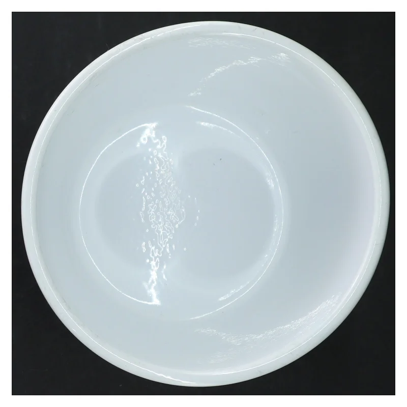 Hvid keramik potte. Blomsterskjuler (str. H. 13 cm. ø. 15 cm)