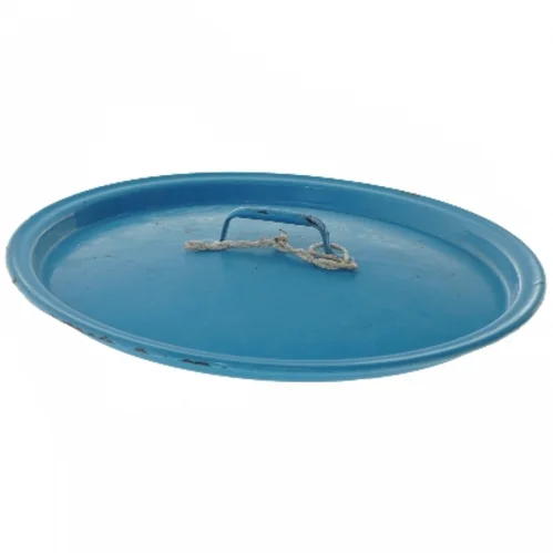  Blåt emaljelåg (str. Ø 28,5 cm)