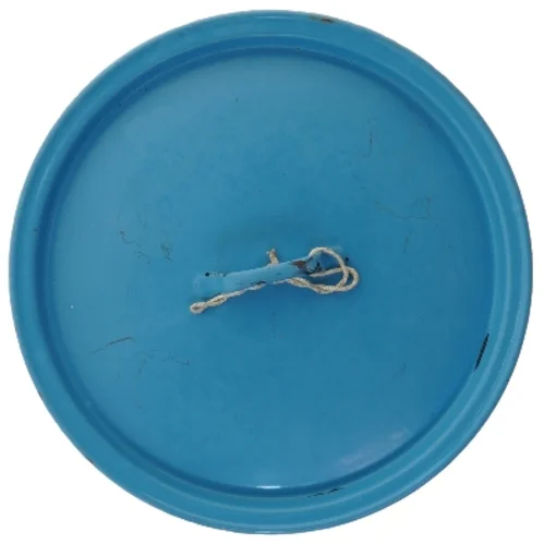  Blåt emaljelåg (str. Ø 28,5 cm)