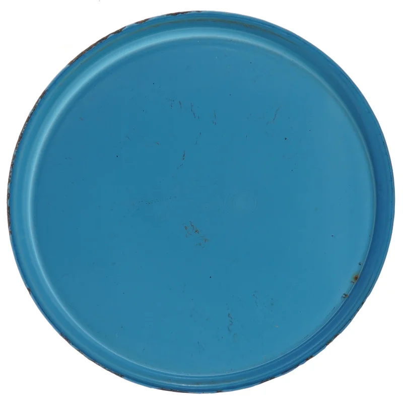  Blåt emaljelåg (str. Ø 28,5 cm)