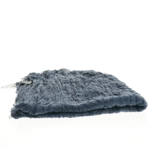 Mørkblåt krøllet tørklæde