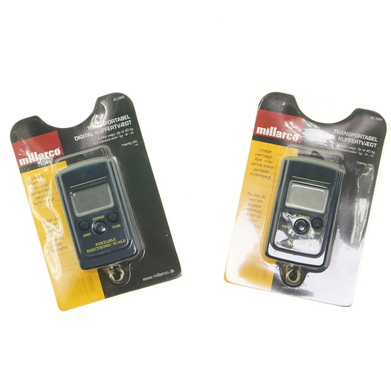 To transportable kuffert vægte fra Mellarco