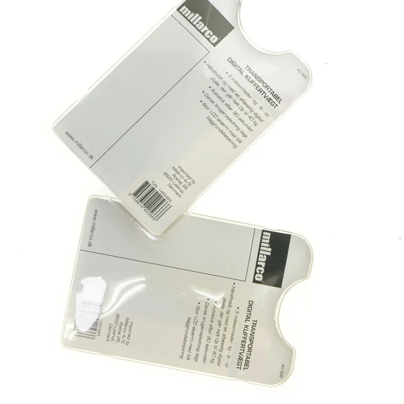 To transportable kuffert vægte fra Mellarco