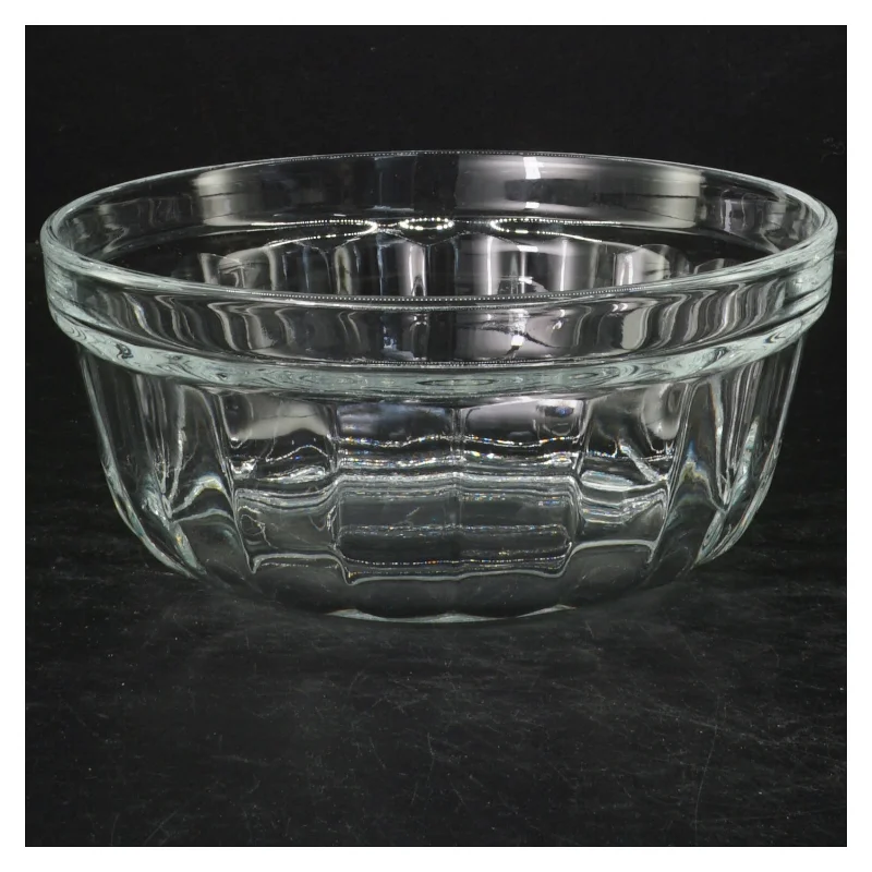Gennemsigtig glas skål (str. Ø. 18. cm)
