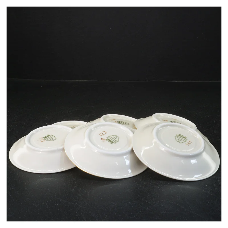 Rosenborg Kaffekop med underkop sæt fra KPM (str. Ø 11 & 5x7 cm)