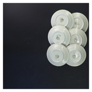 Rosenborg Kaffekop med underkop sæt fra KPM (str. Ø 11 & 5x7 cm)