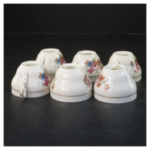 Rosenborg Kaffekop med underkop sæt fra KPM (str. Ø 11 & 5x7 cm)