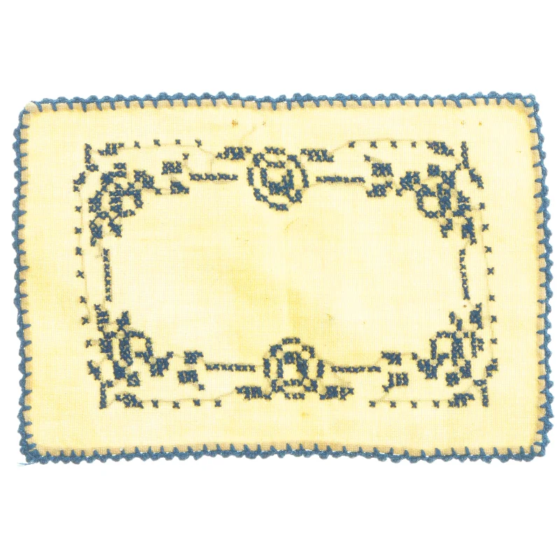 Dekorativt broderet stof (str. 28,5x20 cm)