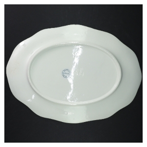 Porcelænsfad med blomstermotiv fra Hartington (str. 36 x 26 cm)