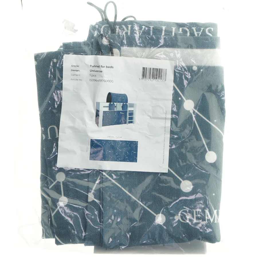 Tunnel til senge, 'Universe' design (str. 208x85 cm)
