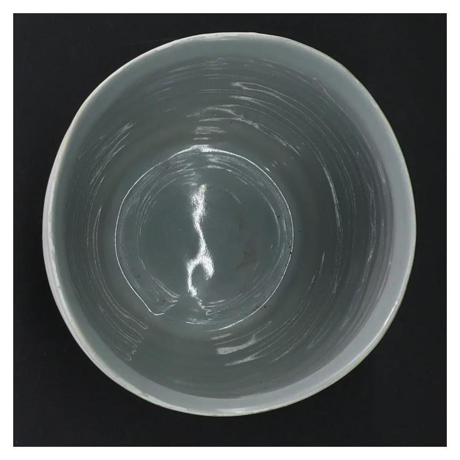 Hvid keramik potteskjuler (str. 10 cm ø. 10,5 cm)