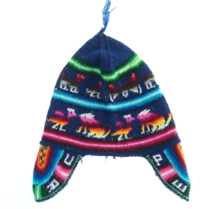 Strikket hue (str. 22x29 cm)