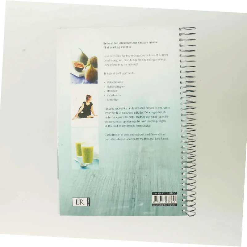 Slank og sund på 8 uger : Lene Hanssons wellness program af Lene Hansson (Bog)