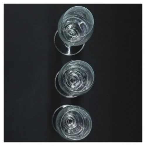 Sæt af 3 champagneglas (str. 18,5x6 cm)