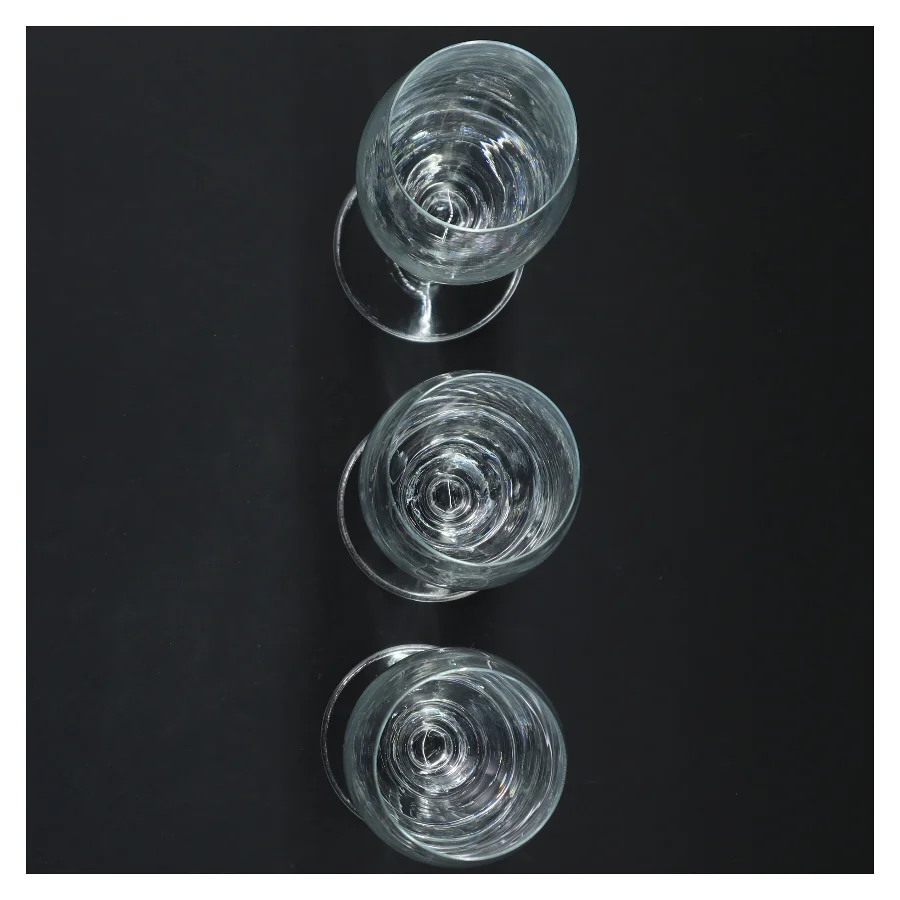 Sæt af 3 champagneglas (str. 18,5x6 cm)