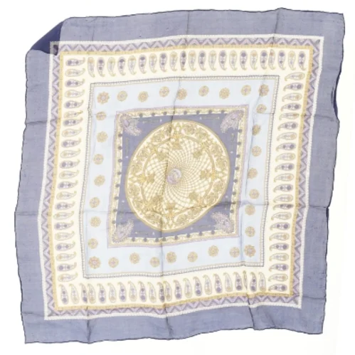 Silketørklæde med mønster (str. 76x79 cm)