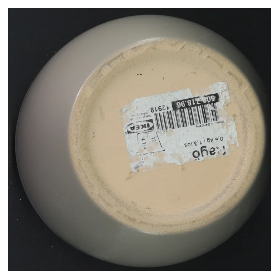 Lys beige urtepotte fra IKEA (str. H 13 cm, ø 15 cm)