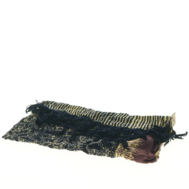 Batik tørklæde med frynser (str. 192x60 cm)