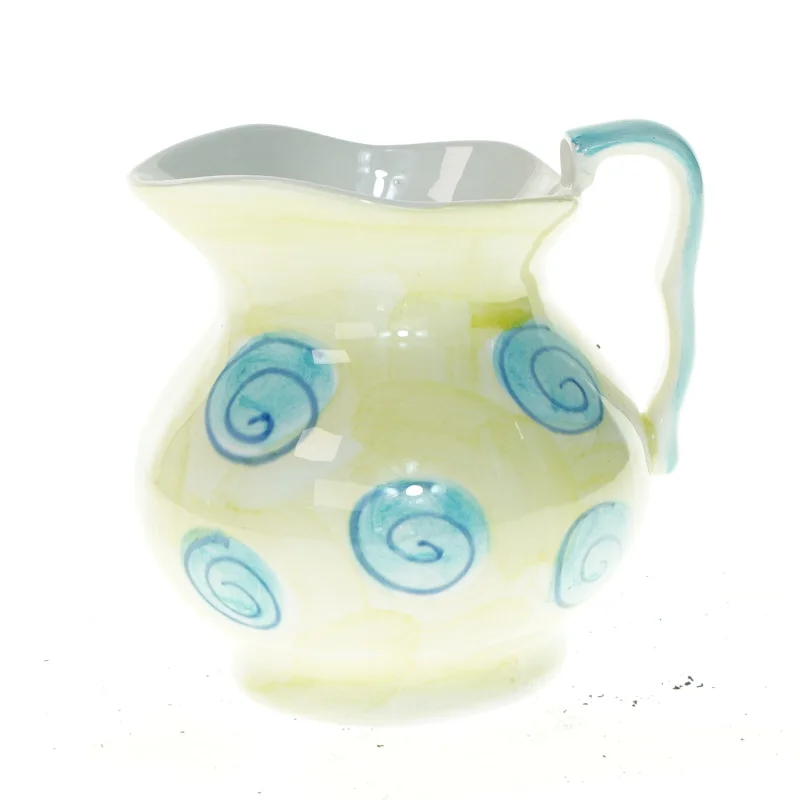 Håndmalet kande (str. 13 x 14 cm)