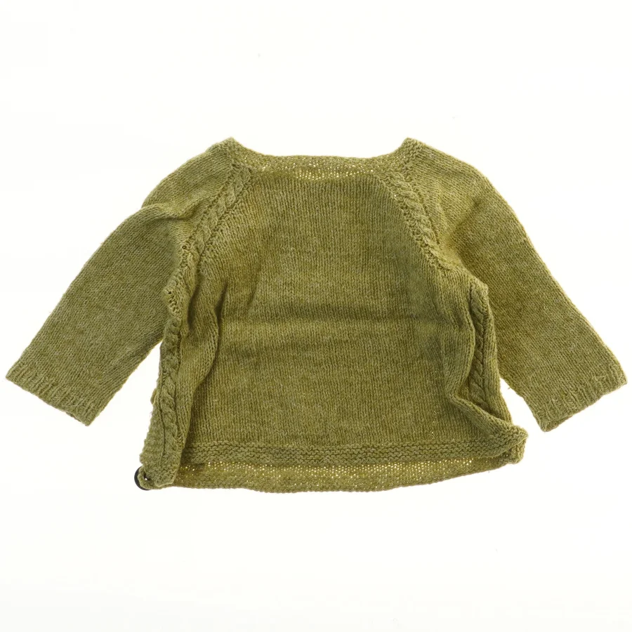 Strikket børnetrøje med knapper (str.  27x29 cm)