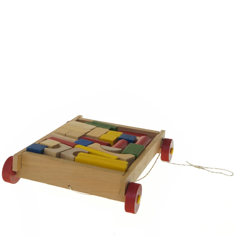 Træklodser på hjul (str. 30x24 cm)