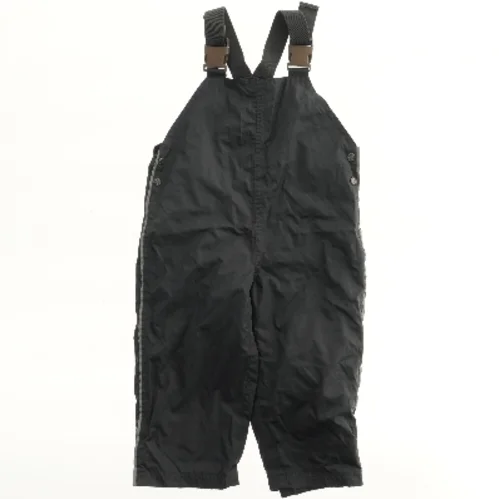 Sort overtræksbukser med seler fra Name It (str. 86)