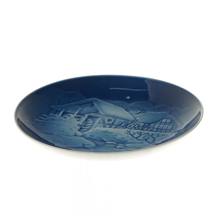 B&G juleplatte 1975 fra Bing & Grøndahl (str. Ø 18,1 cm)