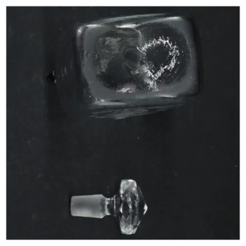 Dekorativ glas flaske