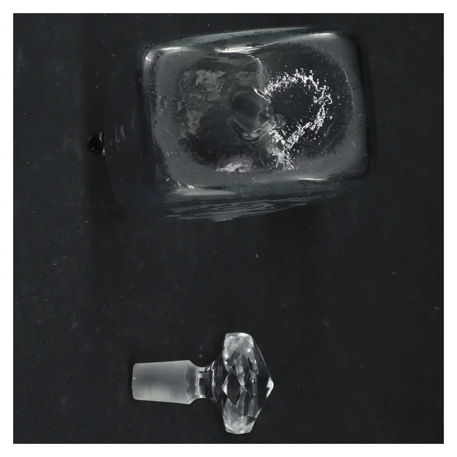 Dekorativ glas flaske